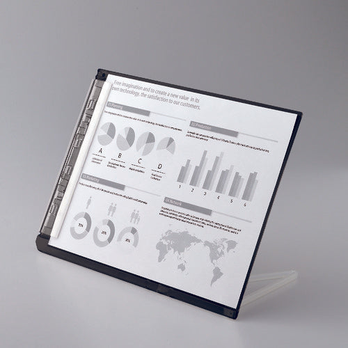 LIHIT Clipboard (with stand) Black Width 226 x Height 319 mm A5167-24 1 sheet