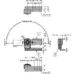 SUGATSUNE (170043822)HG−MA95AF−Rストッパーヒンジ HG-MA95AF-R 1 個
