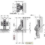 SUGATSUNE (160026835) 360-C26-0T RAPCON Equipped Olympia Slide Hinge 360-C26-0T 1 piece