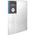 Plus 98197) Simple Clear File 40P FC-240SC Clear FC-240SC CL 1 book