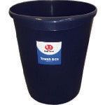 JTX 830384) Round trash can with handle, 18.3L, Blue N153J-B N153J-B 1 unit