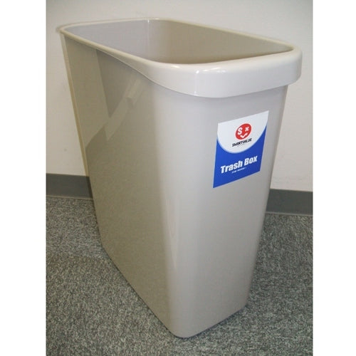 JTX 830389) Square trash can with handle, 8L, gray, N154J-G N154J-G 1 unit