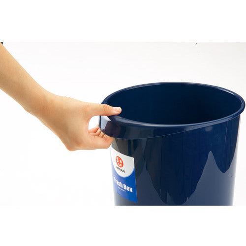 JTX 830380) Round trash can with handle, 8.1L, Blue N151J-B N151J-B 1 unit