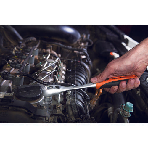 GROZ Rotating Gear 360 Degree Ratchet Handle 6.35mm Socket RTD/360/1-4 1 pc