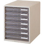 プラス 16080)レターケースA4 浅型7段 LC−107A ホワイト LC-107A 1 台