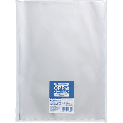 JTX 860231) OPP 봉투 실 없음 A4 100장 B625J-A4 B625J-A4 1봉