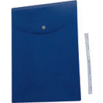 Plus 88271) Pocket envelope with vertical gusset, blue FL-120CH BL 1 piece