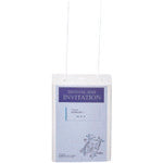 プラス 84801)イベント名札ハガキ 50枚入 ホワイト CT-E2-50 WH 1 PK