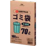 JTX 354408) 쓰레기 봉투 HD 반투명 70L 500장 N045J70P N045J-70P 1상자