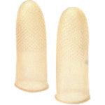 Plus 35949) Finger Cots, Amber, M, KM-302A, 10 pcs, KM-302A, 1 PK