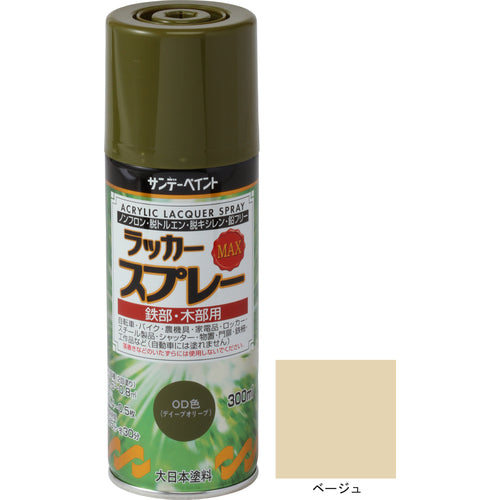 Sunday Paint Lacquer Spray MAX Beige 300m 268283 1 bottle