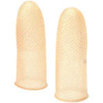 Plus 35967) Finger Cots, Amber, Large, KM-103H, 100 pieces, KM-103H, 1 box