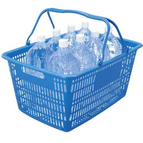 JTX 365220)ショップかご 30L青 B264J−BL B264J-BL 1 個