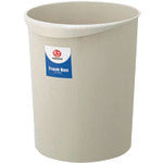 JTX 831186) Round trash can with handle, 18.3L, gray N153JG5 N153J-G5 1 S