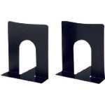 プラス 36350)ブックエンド 幅広 BS−102 ブラック 2枚 BS-102 BK 1 組
