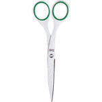 PLUS 34940) Stainless Steel Scissors No. 165L Green Left-Handed No. 165L 1 pc