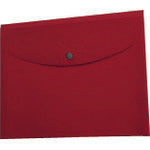 Plus 88572) Pocket envelope with horizontal gusset, red FL-121CH RE 1 piece