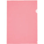 플러스 80164) 고투명 컬러 클리어 홀더 10P RD FL-184HO FL-184HO RD 1 PK