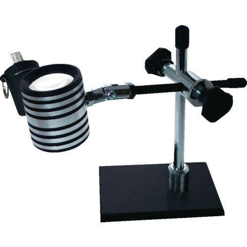 リーフ LEDライト付スタンドルーペ 16x STA-16S/LED 1 台