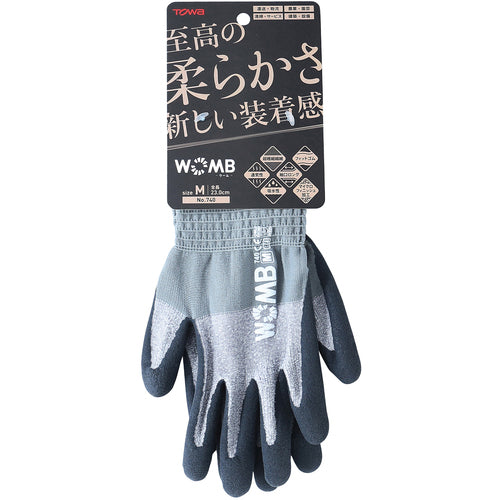 Towaron Natural Rubber Backless Gloves WOMB-MF2 M 740-M 1 pair