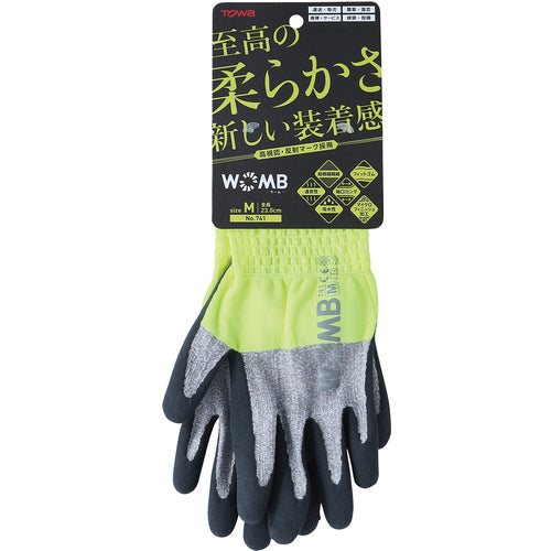 트와론 천연 고무 배꼽 장갑 WOMB-MF2 고시인 M 741-M 1 쌍