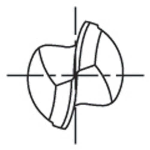 OSG 超硬エンドミル WX 2刃ボール R0.75 3015015 WX-EBD-R0.75 1 本