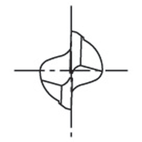 OSG 超硬スクエアエンドミル FXコート2刃ロング 刃径20mm シャンク径20mm 8522200 FX-MG-EDL-20 1 本