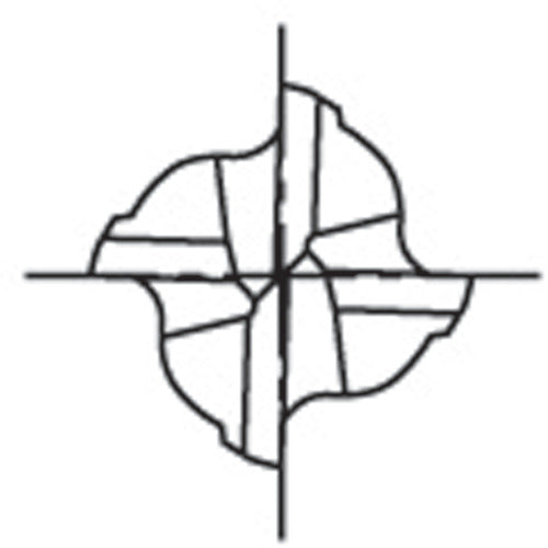 OSG 초경 스퀘어 엔드밀 FX 코트 4날 롱 날 직경 13mm 생크 직경 12mm 8523130 FX-MG-EML-13 1개