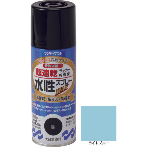 선데이 페인트 수성 래커 스프레이 MAX 300ml 라이트 블루 262052 1 개