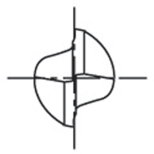 OSG 초경 스퀘어 엔드밀 2날 롱 구리·알루미늄 합금용 날 직경 12mm 생크 직경 12mm 8502720 CA-RG-EDL-12 1개