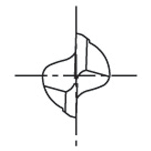 OSG Carbide Square End Mill, 2-blade short, blade diameter 7 mm, blade length 16 mm, 84014, MG-EDS-7, 1 piece