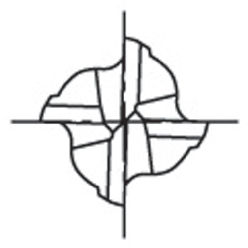 OSG Carbide Square End Mill 4-Flute Short Blade Diameter 5mm Blade Length 13mm 84410 MG-EMS-5 1 piece