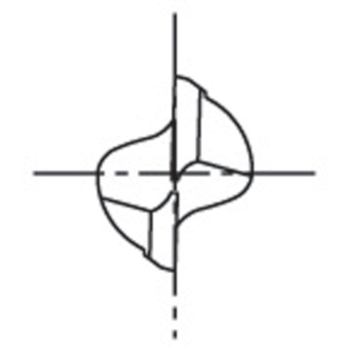 OSG ハイススクエアエンドミル 2刃キー溝用 OH1 刃径6mm シャンク径8mm 80612 EKD-OH1-6 1 本