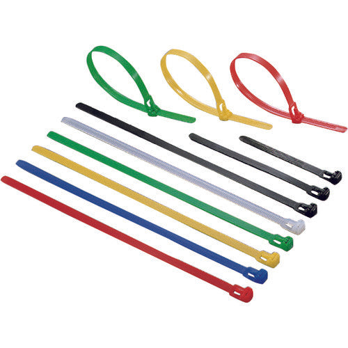 TYTON 반복 타이 폭 7.4X 길이 250mm 100개입 실내용 황 RF250-YLW 1봉