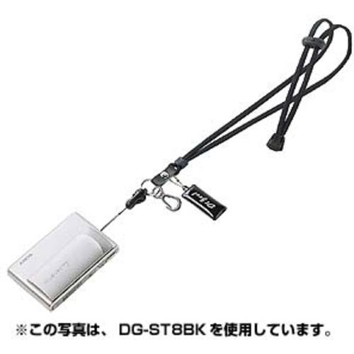 SANWA 넥 스트랩(둥근 끈, 블루) DG-ST8BL 1개