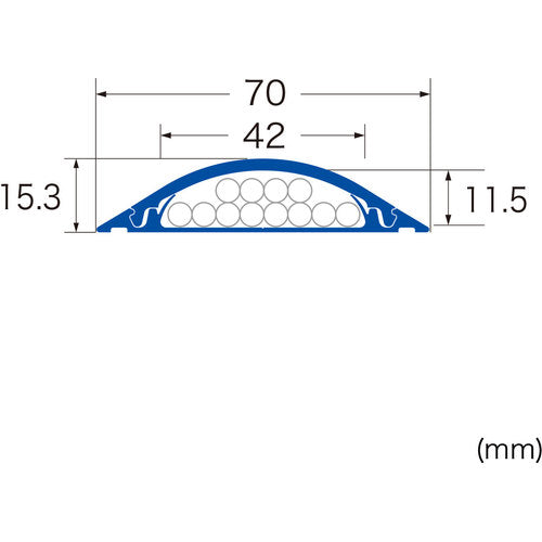SANWA Cable Cover (Ivory) CA-R70 1 piece