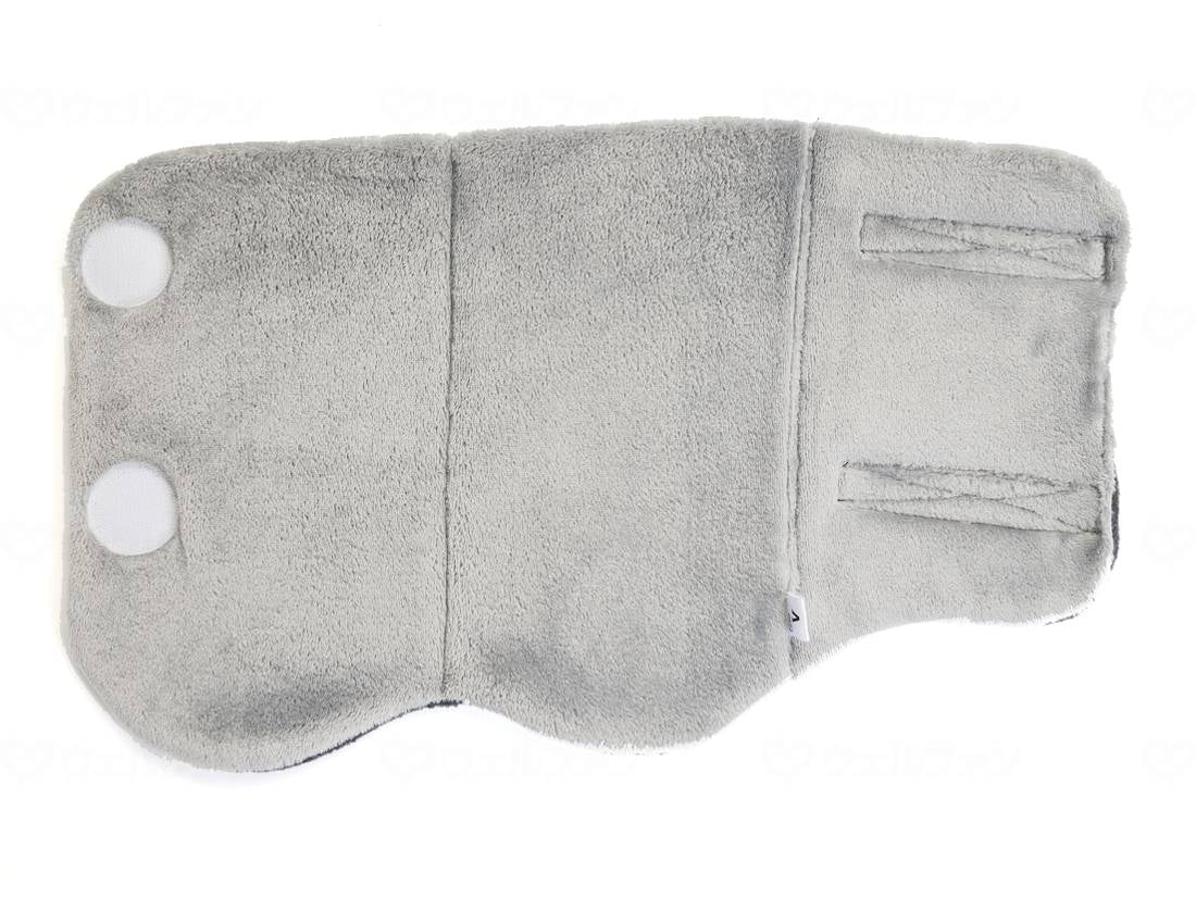 徳武産業巻けるレッグウォーマー グレー