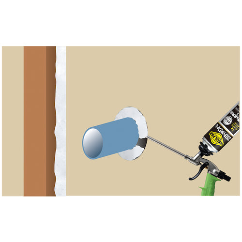 ABC Simple Foaming Urethane Foam One-liquid Gun Type Elastic Urethane Foam Insul Pack Insul Elastic Foam 750ml Foam Color: White ELASF 1 Bottle