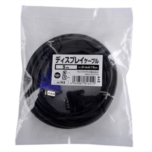 SANWA 디스플레이 케이블 5m KC-H5 1개