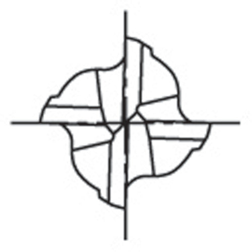 OSG 하이스 스퀘어 엔드밀 4날 센터컷 롱 날 직경 33mm 생크 직경 32mm 81043 CC-EML-33 1개