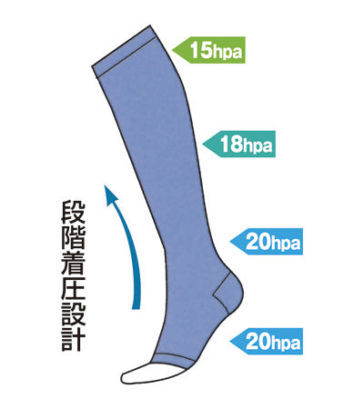 着圧機能サポーター 2枚入 / 8090 ブラック 1 組