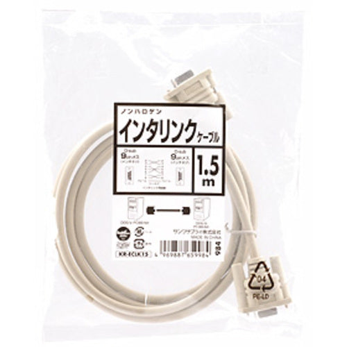 SANWA 에코 RS-232C 케이블(1.5m) KR-ECLK15 1개