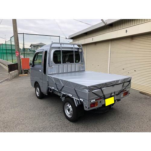 ユタカメイク トラックシートターポリンS(シルバー/オレンジ) 軽トラック専用 T-SJ1 1 枚