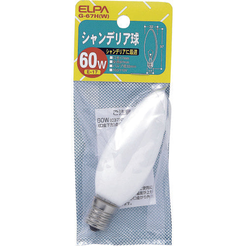 ELPA 샹들리에 60W G-67H(W) 1개