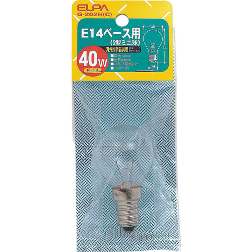 ELPA E14S형 미니 40W G-202H(C) 1개