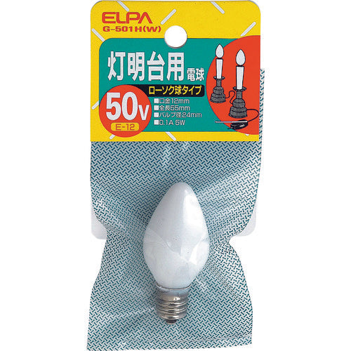ELPA 등명대용 전구 E12 5W 화이트 G-501H(W) 1개