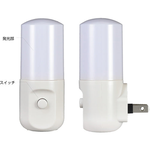 ELPA LEDスイッチ付ライト PM-LSW1(AM) 1 個