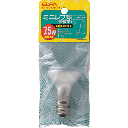 ELPA ミニレフ球7.5W G-901H(F) 1 個