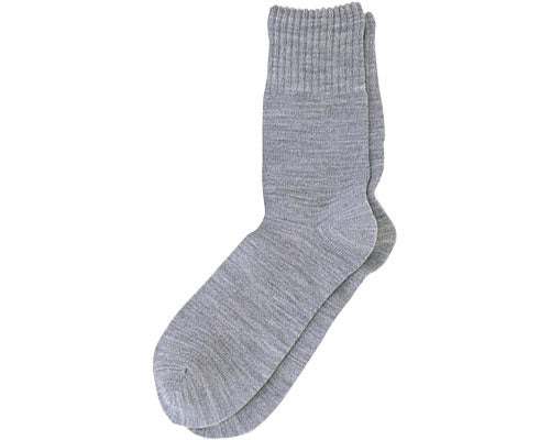 Elasticless socks for men, for autumn and winter (wool blend) / 5111H Gray 1 pair