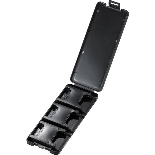 SANWA SD 카드 케이스(6장 수납・블랙) FC-MMC23SDBK 1개